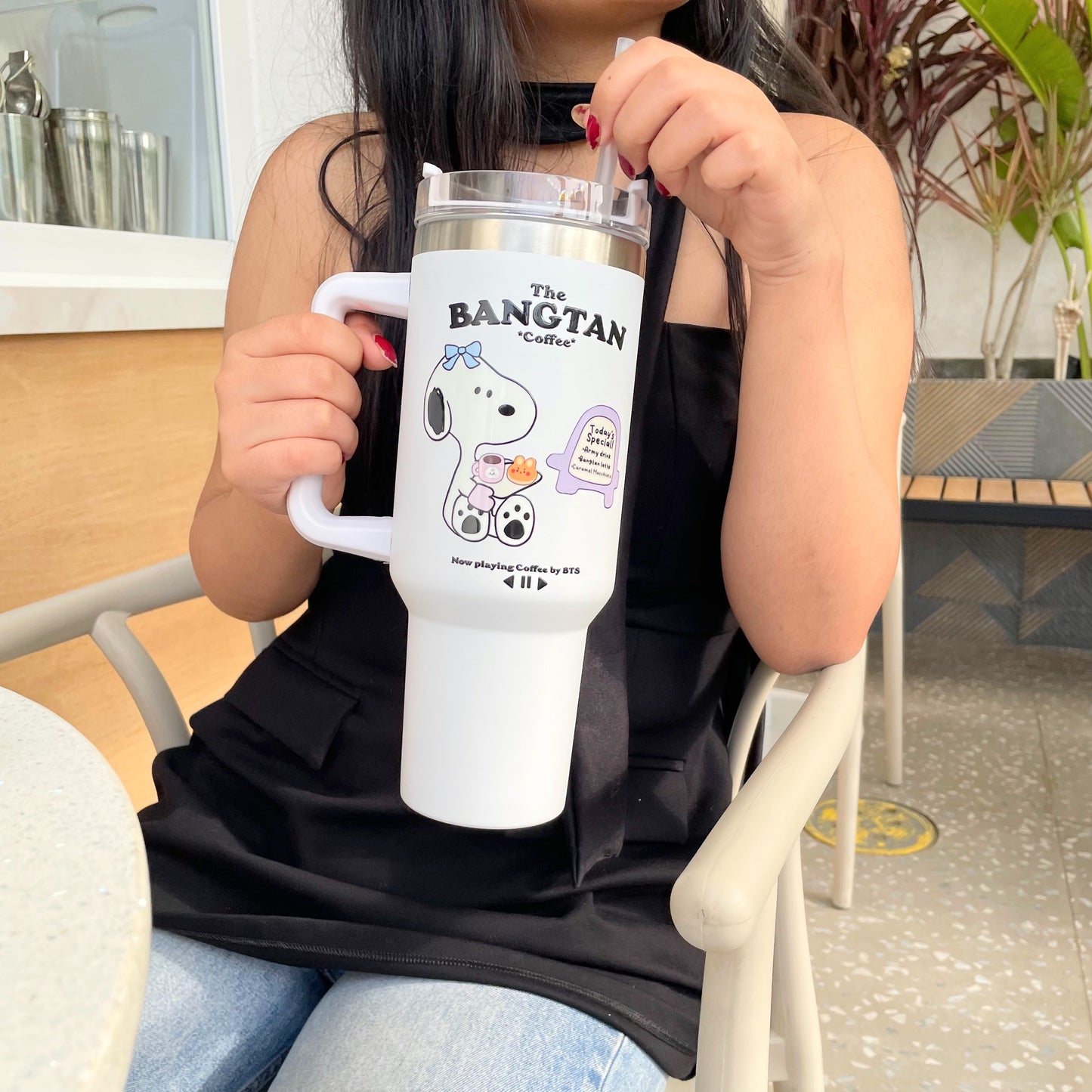 Bangtan x Snoopy The coffee shop cup