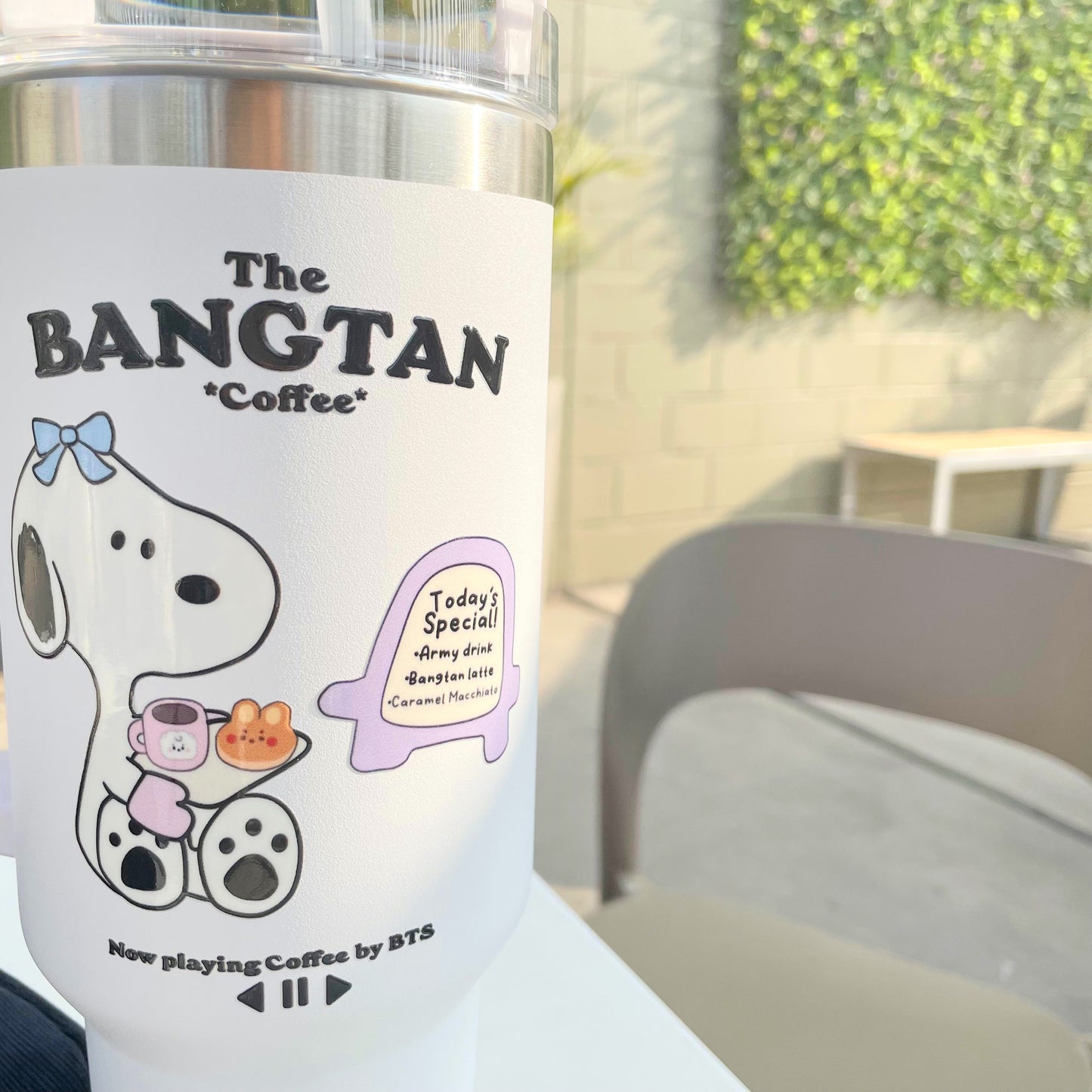 Bangtan x Snoopy The coffee shop cup