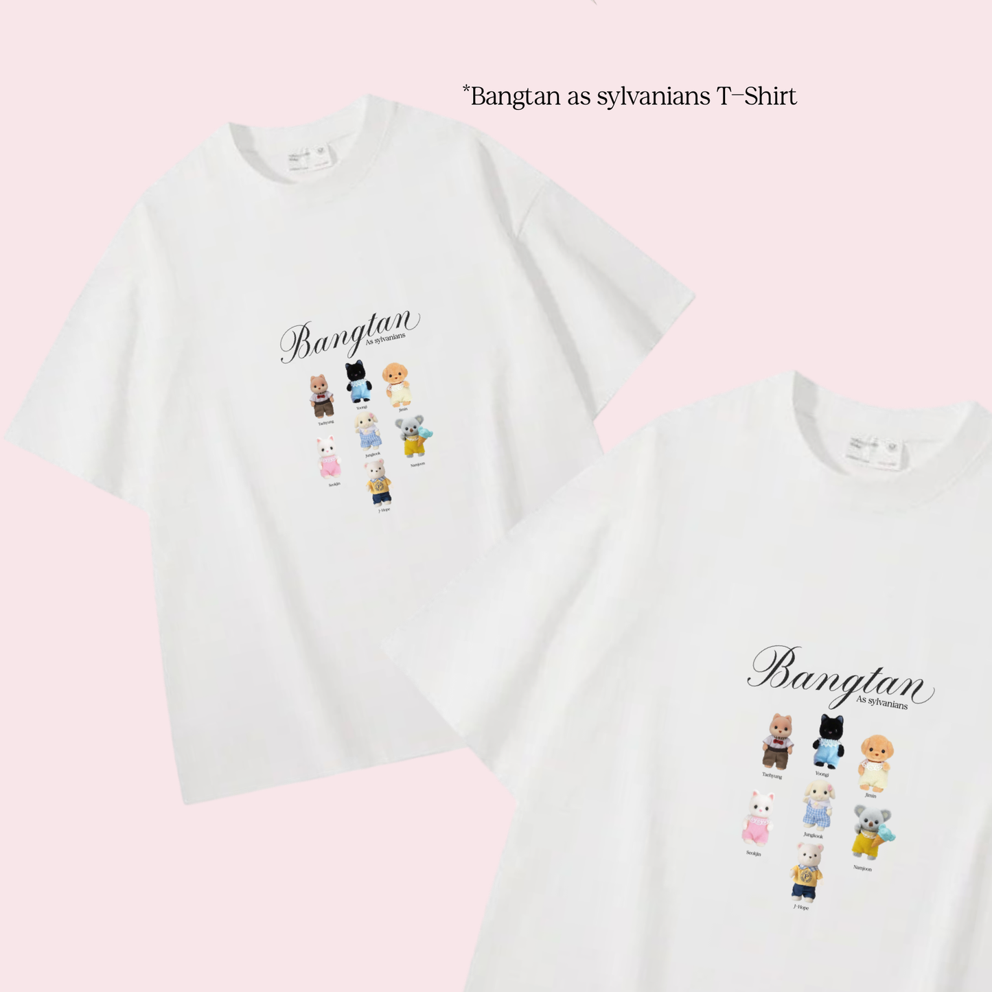 Bangtan T-Shirts (Disponible a pedido)